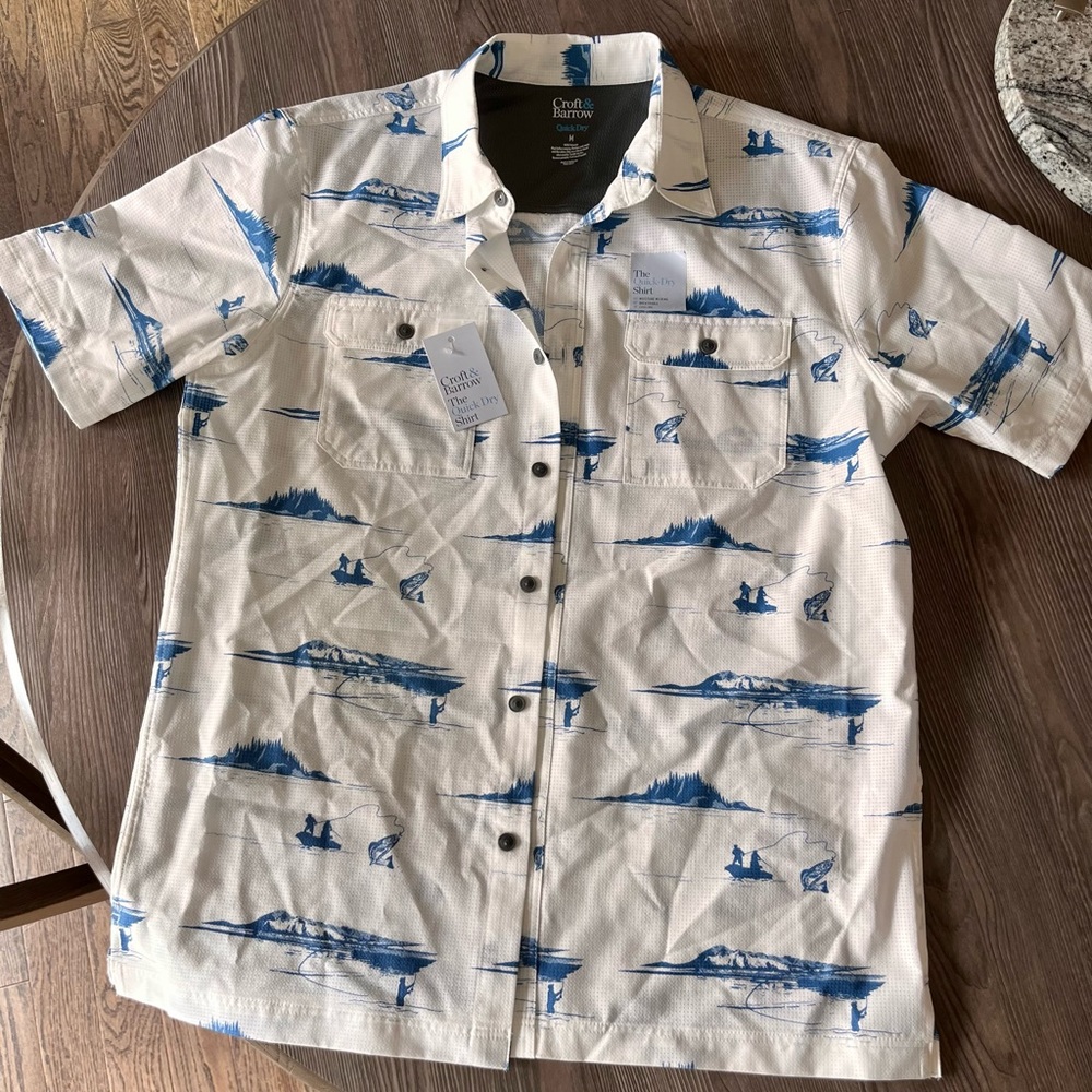 Men’s Quick Dry Button Up Shirt